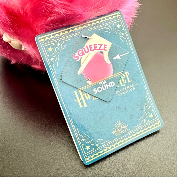 Pygmy Puff Pink Plush NEW WITH TAG Working Sound Wizarding World of Harry Potter - Picture 8 of 10